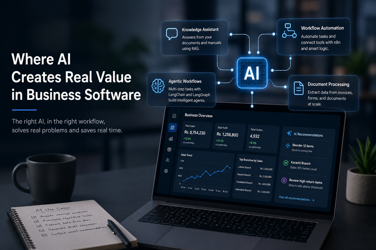 Where AI Creates Real Value in Business Software