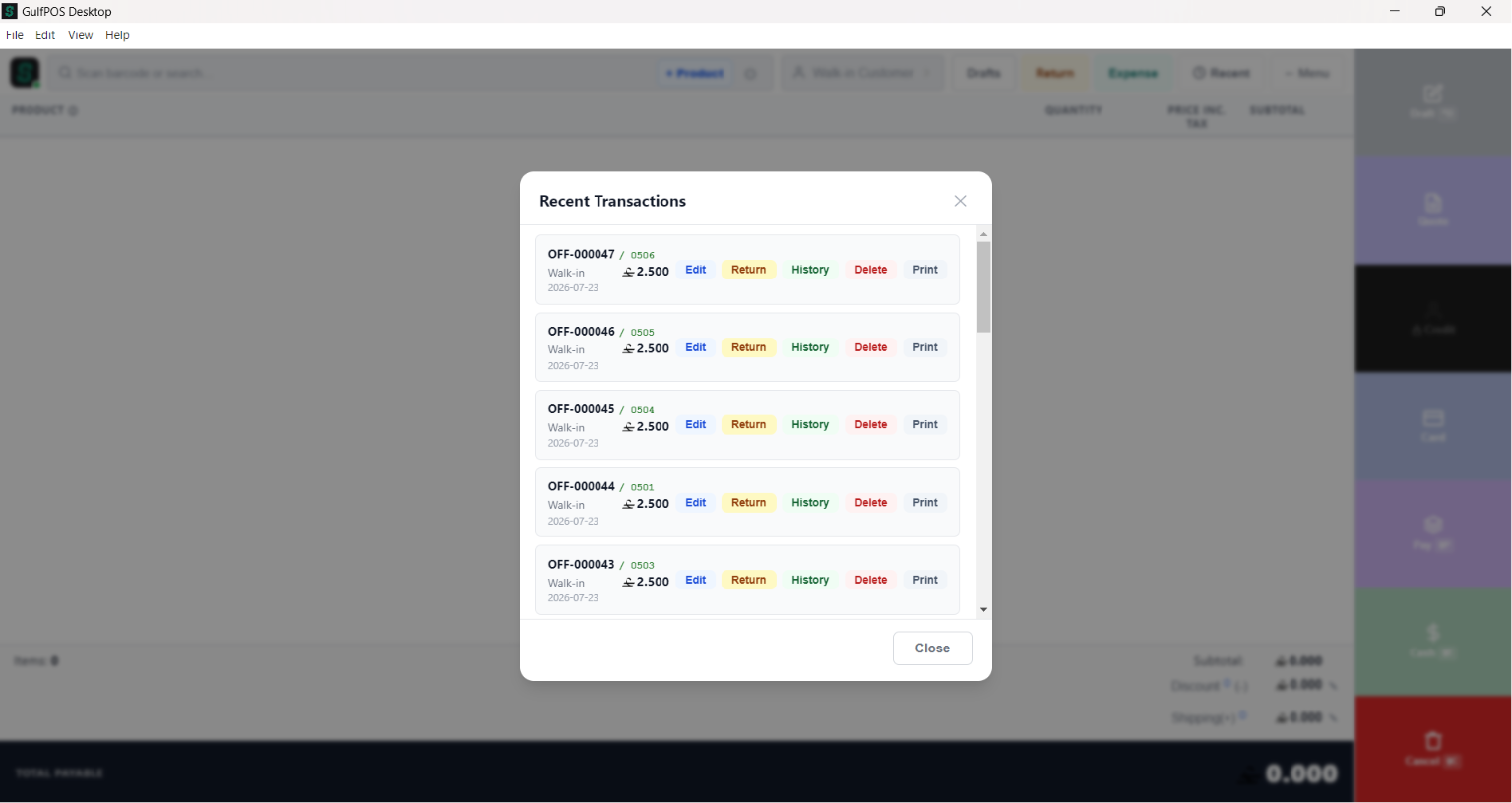 Sales reports